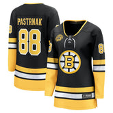 NHL Black David Pastrnak Boston Bruins Fanatics Women's 100th Anniversary Breakaway Jersey