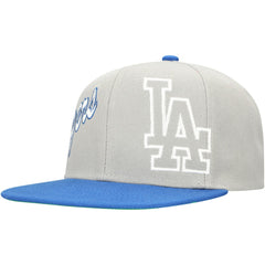 MLB Los Angeles Dodgers Mitchell & Ness Knock Out Panel Snapback Hat