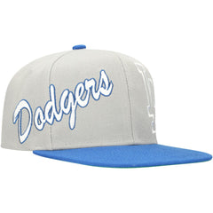 MLB Los Angeles Dodgers Mitchell & Ness Knock Out Panel Snapback Hat