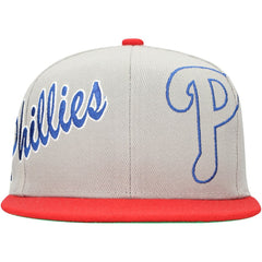 MLB Philadelphia Phillies Mitchell & Ness Knock Out Panel Snapback Hat