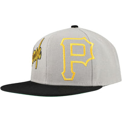 MLB Pittsburgh Pirates Mitchell & Ness Knock Out Panel Snapback Hat