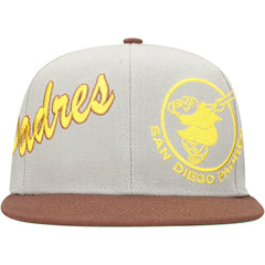 MLB San Diego Padres Mitchell & Ness Knock Out Panel Snapback Hat