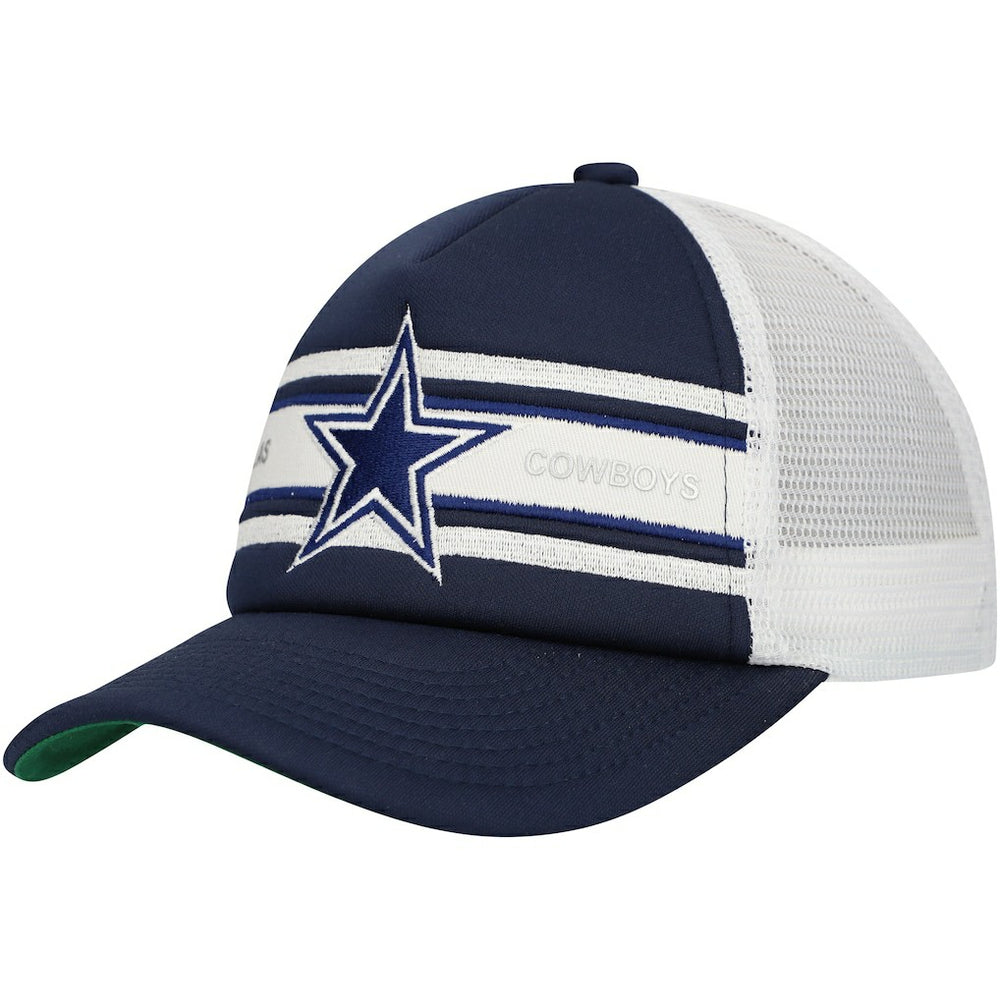 Youth Stripe Trucker Adjustable Hat - Dallas Cowboys
