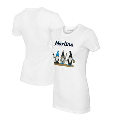 MLB Miami Marlins Tiny Turnip Women's Gnomes T-Shirt
