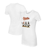 MLB Baltimore Orioles Tiny Turnip Women's Gnomes T-Shirt