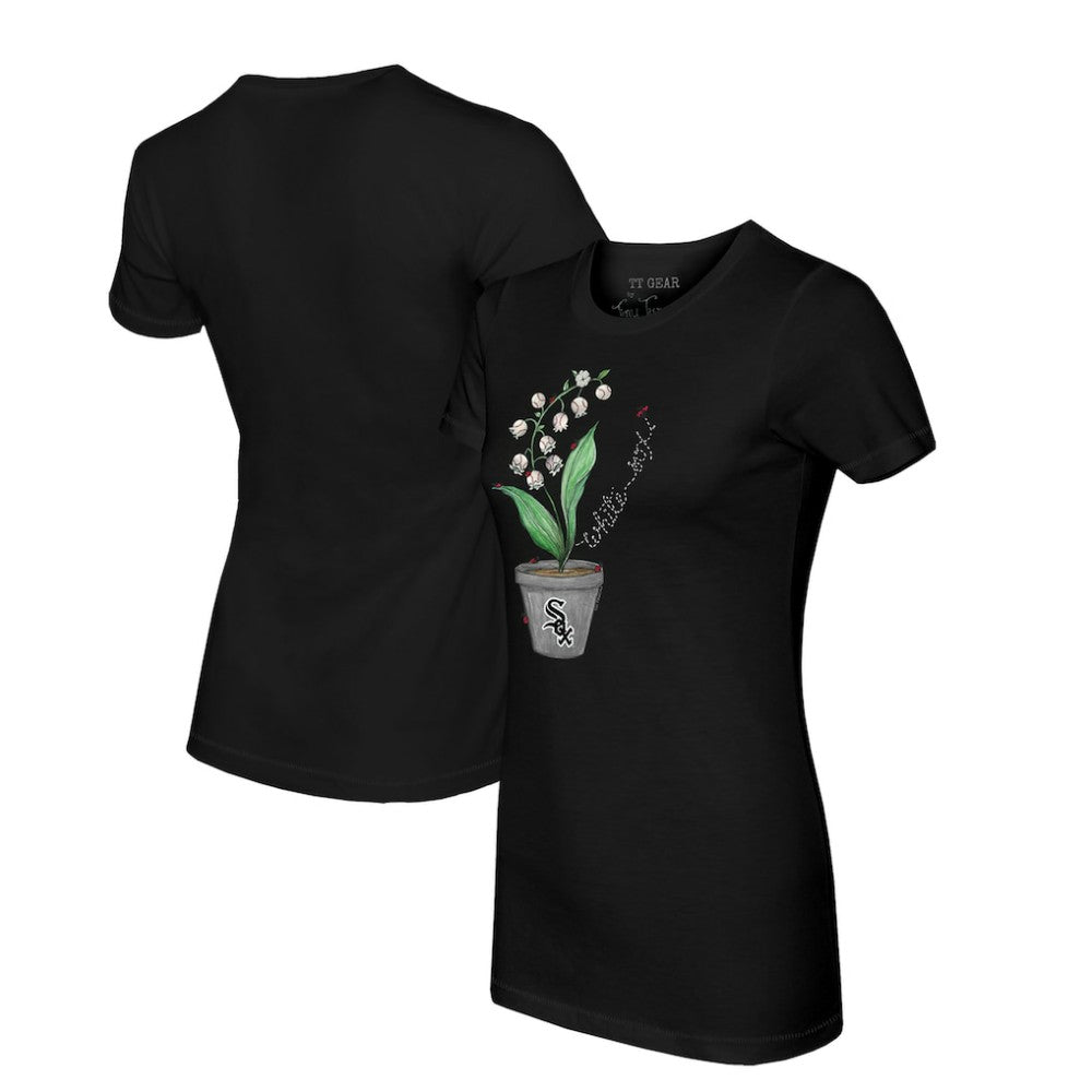 MLB Chicago White Sox Tiny Turnip Women's Lilies & Ladybugs T-Shirt