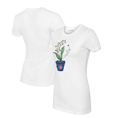 MLB Chicago Cubs Tiny Turnip Women's Lilies & Ladybugs T-Shirt