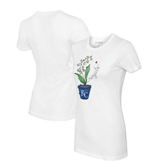MLB Kansas City Royals Tiny Turnip Women's Lilies & Ladybugs T-Shirt