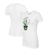 MLB Athletics Tiny Turnip Women's Lilies & Ladybugs T-Shirt