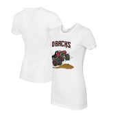 MLB Arizona Diamondbacks Tiny Turnip Women's Monster Truck T-Shirt