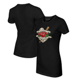 MLB Arizona Diamondbacks Tiny Turnip Women's Tattoo Rose T-Shirt