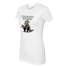 MLB Colorado Rockies Tiny Turnip Women's Triceratops T-Shirt