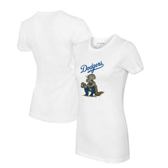 MLB Los Angeles Dodgers Tiny Turnip Women's Triceratops T-Shirt