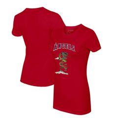 MLB Los Angeles Angels Tiny Turnip Women's 2024 Year of the Dragon T-Shirt