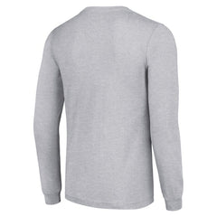 NHL Heather Gray Detroit Red Wings Starter Color Scratch Long-Sleeve T-Shirt