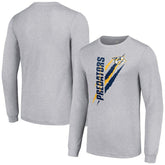NHL Heather Gray Nashville Predators Starter Color Scratch Long-Sleeve T-Shirt