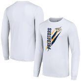NHL White Nashville Predators Starter Color Scratch Long-Sleeve T-Shirt