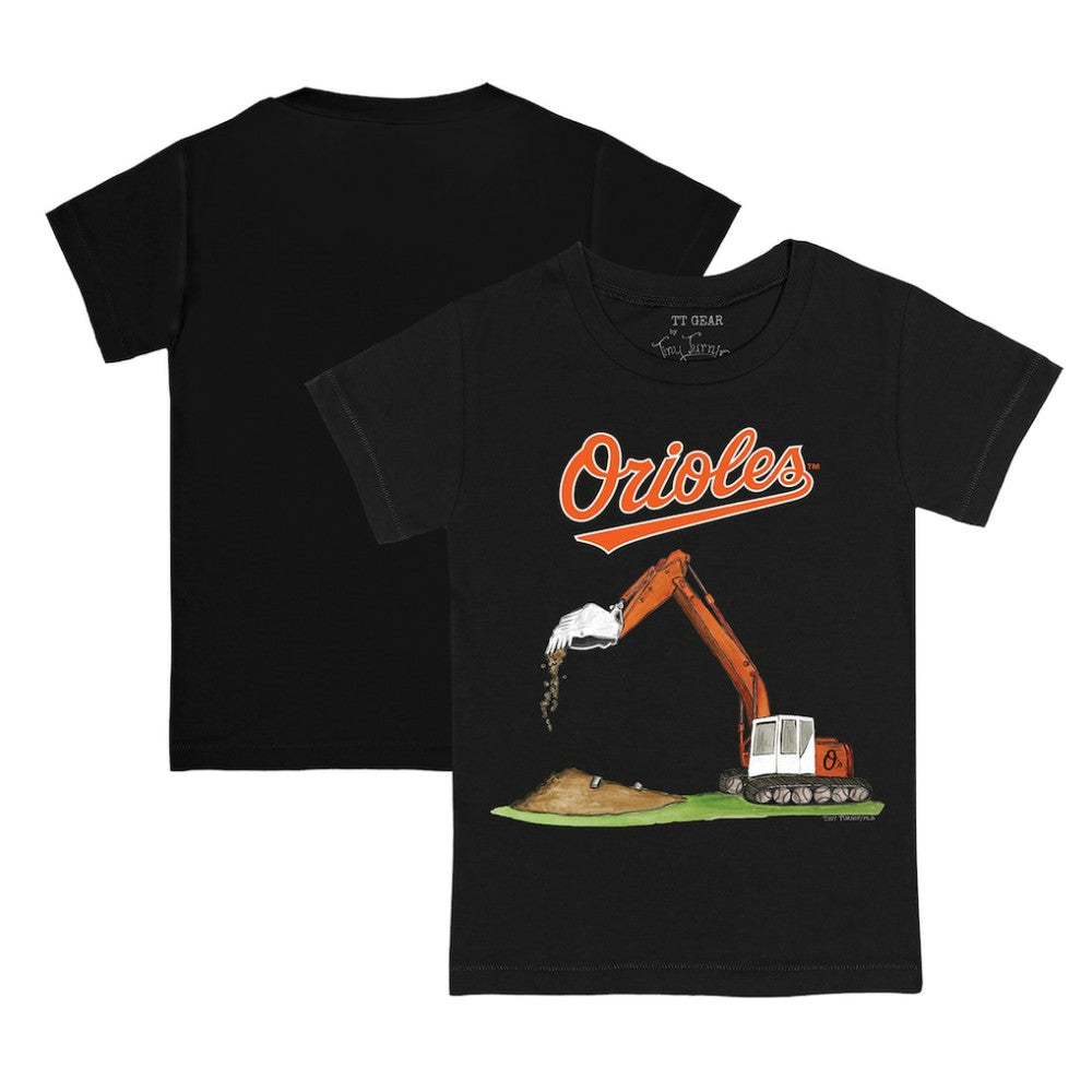 MLB Baltimore Orioles Tiny Turnip Youth Excavator T-Shirt