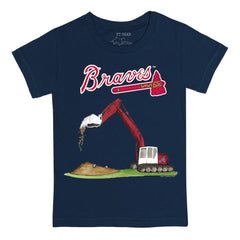 MLB Atlanta Braves Tiny Turnip Youth Excavator T-Shirt