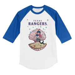 MLB Texas Rangers Tiny Turnip Youth Mermaid 3/4-Sleeve Raglan T-Shirt