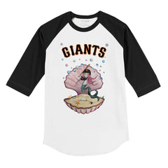 MLB San Francisco Giants Tiny Turnip Youth Mermaid 3/4-Sleeve Raglan T-Shirt