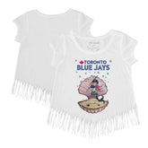 MLB Toronto Blue Jays Tiny Turnip Girls Youth Mermaid Fringe T-Shirt