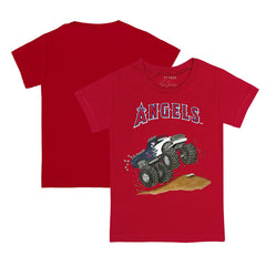 MLB Los Angeles Angels Tiny Turnip Youth Monster Truck T-Shirt