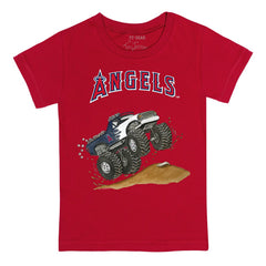 MLB Los Angeles Angels Tiny Turnip Youth Monster Truck T-Shirt
