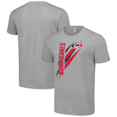 NHL Heather Gray Carolina Hurricanes Starter Color Scratch T-Shirt