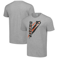 NHL Heather Gray Philadelphia Flyers Starter Color Scratch T-Shirt