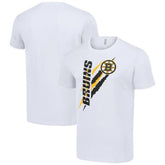 NHL White Boston Bruins Starter Color Scratch T-Shirt