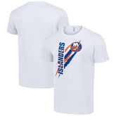 NHL White New York Islanders Starter Color Scratch T-Shirt
