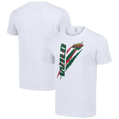 NHL White Minnesota Wild Starter Color Scratch T-Shirt