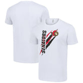 NHL White Ottawa Senators Starter Color Scratch T-Shirt
