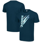 NHL Deep Sea Blue Seattle Kraken Starter Color Scratch T-Shirt