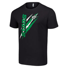 NHL Black Dallas Stars Starter Color Scratch T-Shirt