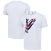 NHL White Columbus Blue Jackets Starter Color Scratch T-Shirt