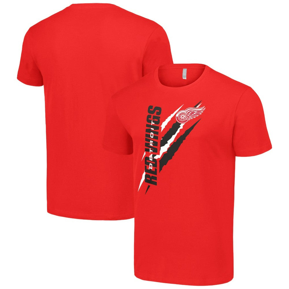 NHL Red Detroit Red Wings Starter Color Scratch T-Shirt
