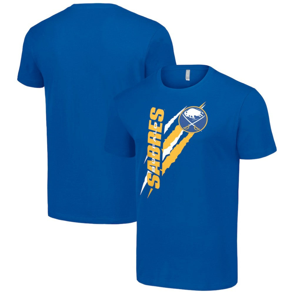 NHL Royal Buffalo Sabres Starter Color Scratch T-Shirt