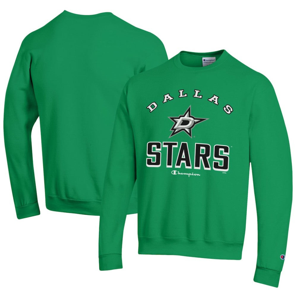 NHL Kelly Green Dallas Stars Champion Eco Powerblend Crewneck Sweatshirt