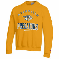 NHL Gold Nashville Predators Champion Eco Powerblend Crewneck Sweatshirt