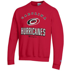 NHL Red Carolina Hurricanes Champion Eco Powerblend Crewneck Sweatshirt