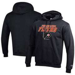 NHL Black Philadelphia Flyers Champion Eco Powerblend Pullover Hoodie