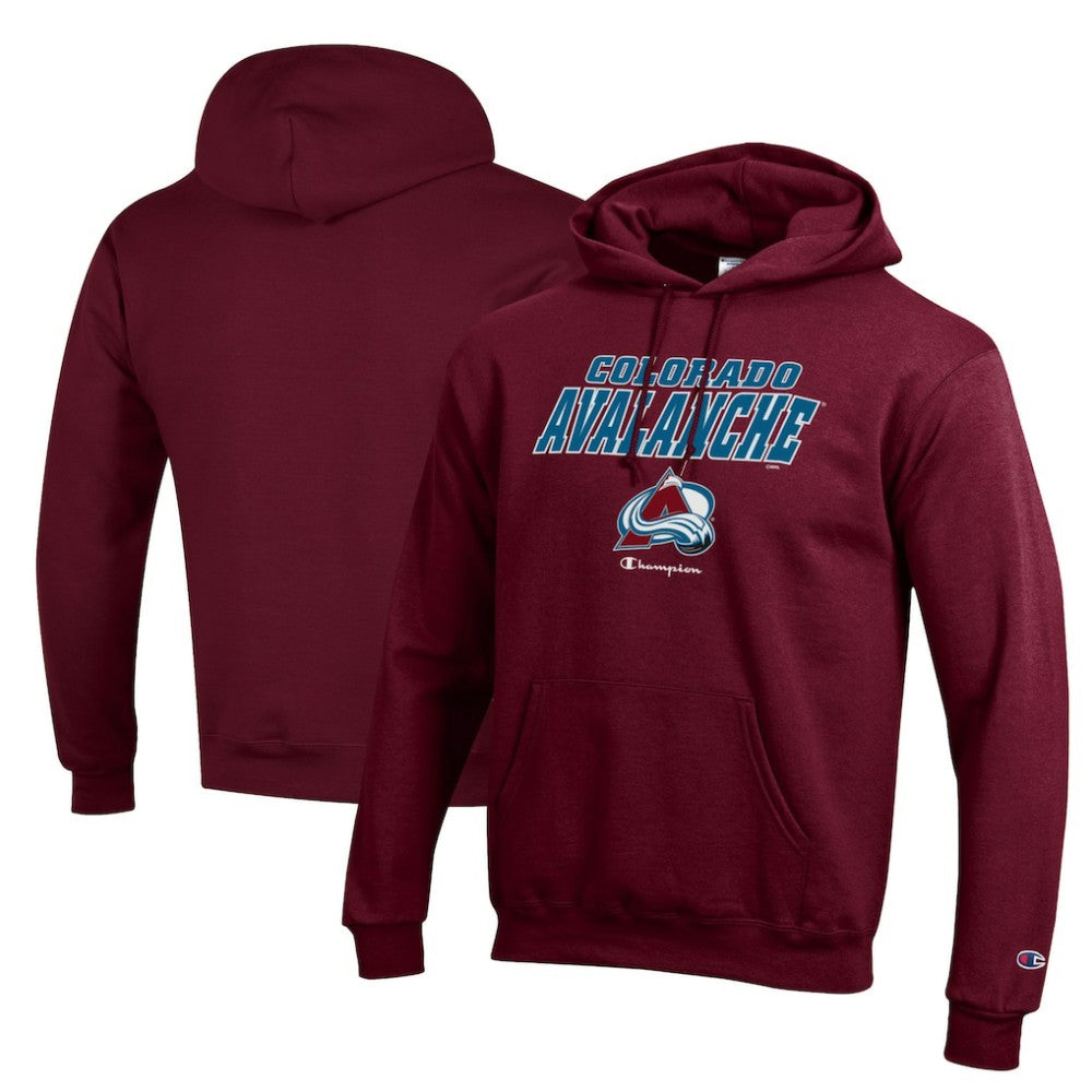 NHL Burgundy Colorado Avalanche Champion Eco Powerblend Pullover Hoodie