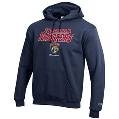 NHL Navy Florida Panthers Champion Eco Powerblend Pullover Hoodie