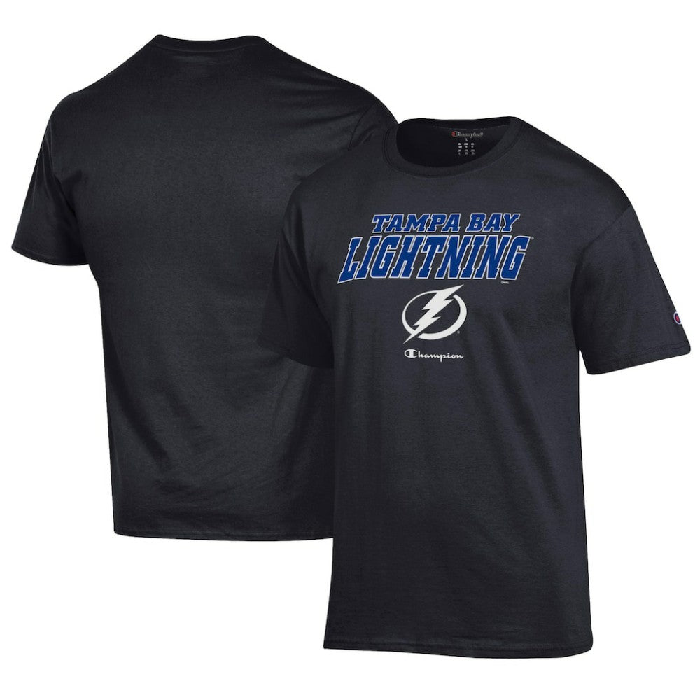 NHL Black Tampa Bay Lightning Champion Jersey T-Shirt
