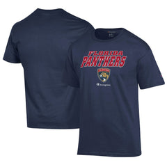 NHL Navy Florida Panthers Champion Jersey T-Shirt