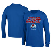 NHL Royal Colorado Avalanche Champion Long-Sleeve Jersey T-Shirt