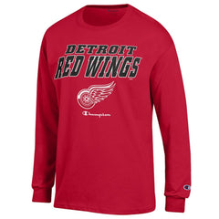 NHL Red Detroit Red Wings Champion Long-Sleeve Jersey T-Shirt