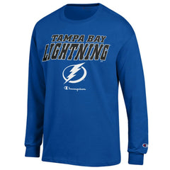 NHL Royal Tampa Bay Lightning Champion Long-Sleeve Jersey T-Shirt